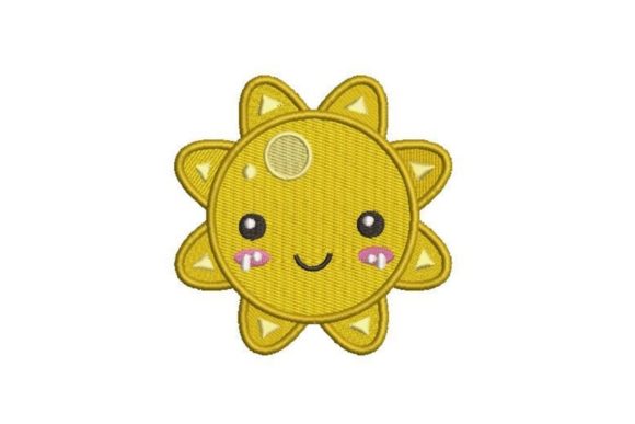 Sun Kawaii Embroidery Design Review