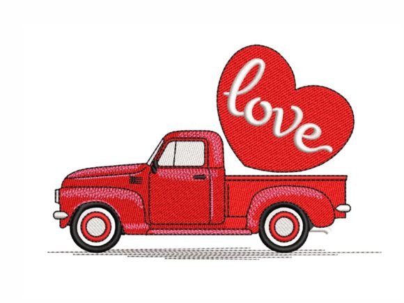 Valentine Truck Embroidery Review
